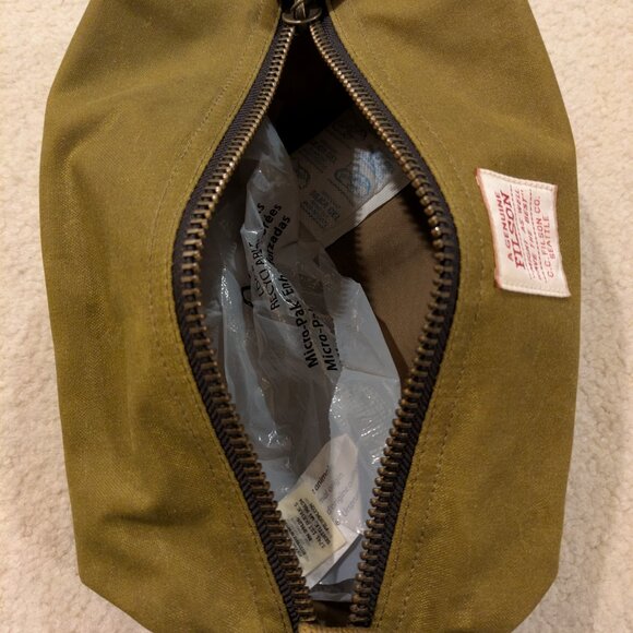 Filson Tin Cloth Travel Kit, Dark Tan - Picture 8 of 10